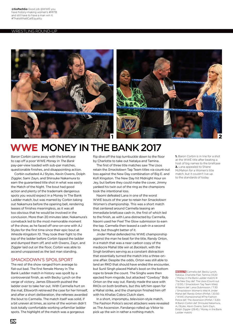 Wrestletalk Magazine Preview Pages