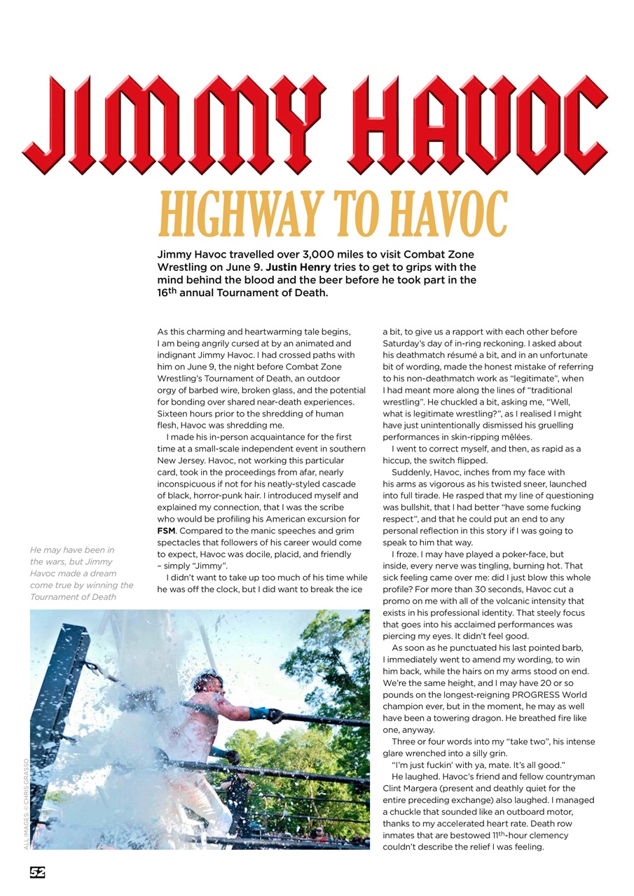 Wrestletalk Magazine Preview Pages