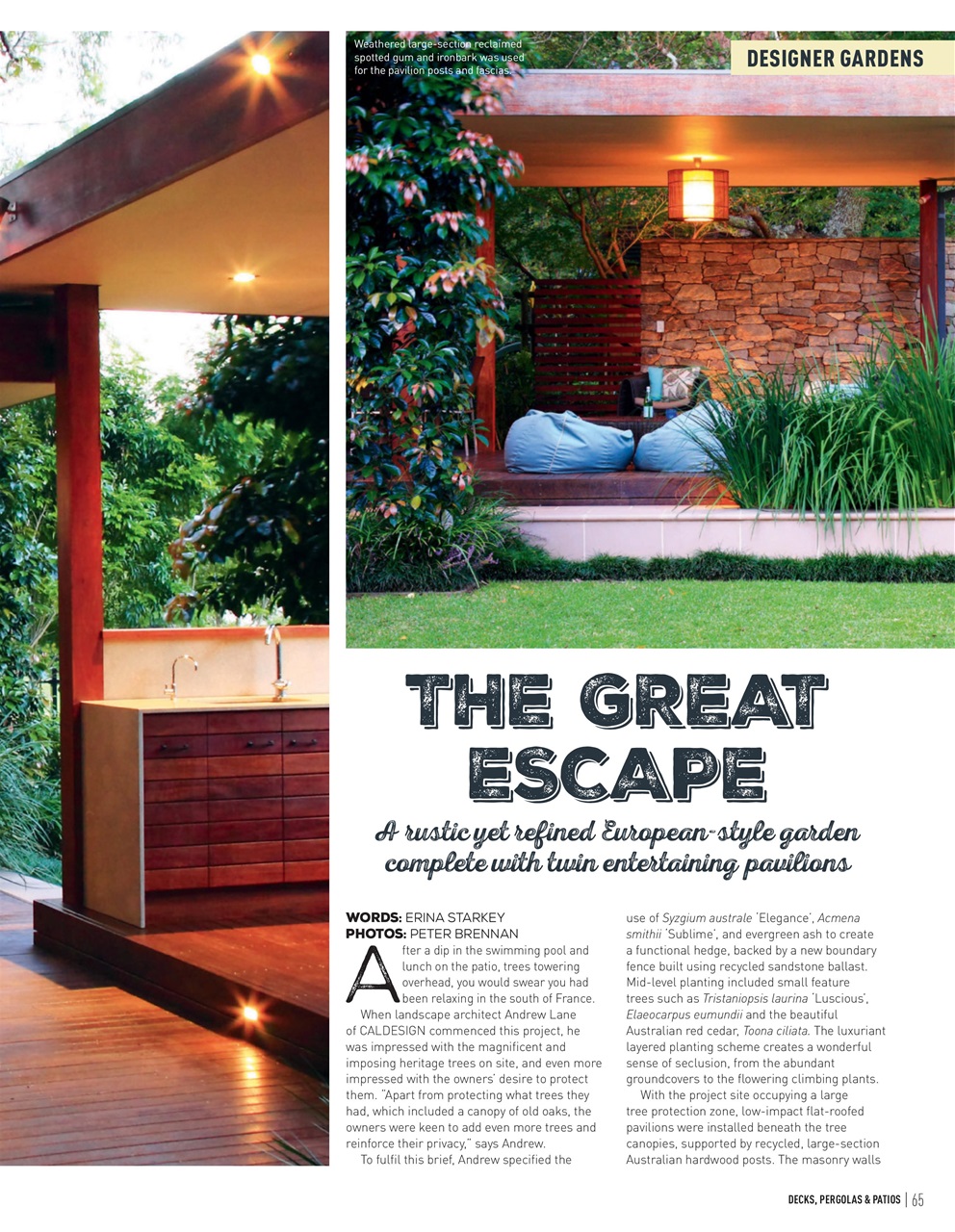 Backyard & Outdoor Living Preview Pages