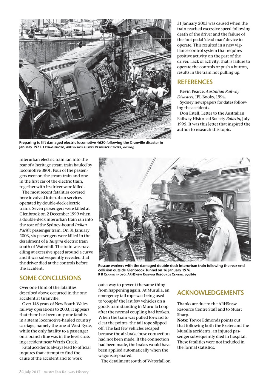 Australian Railway History Preview Pages