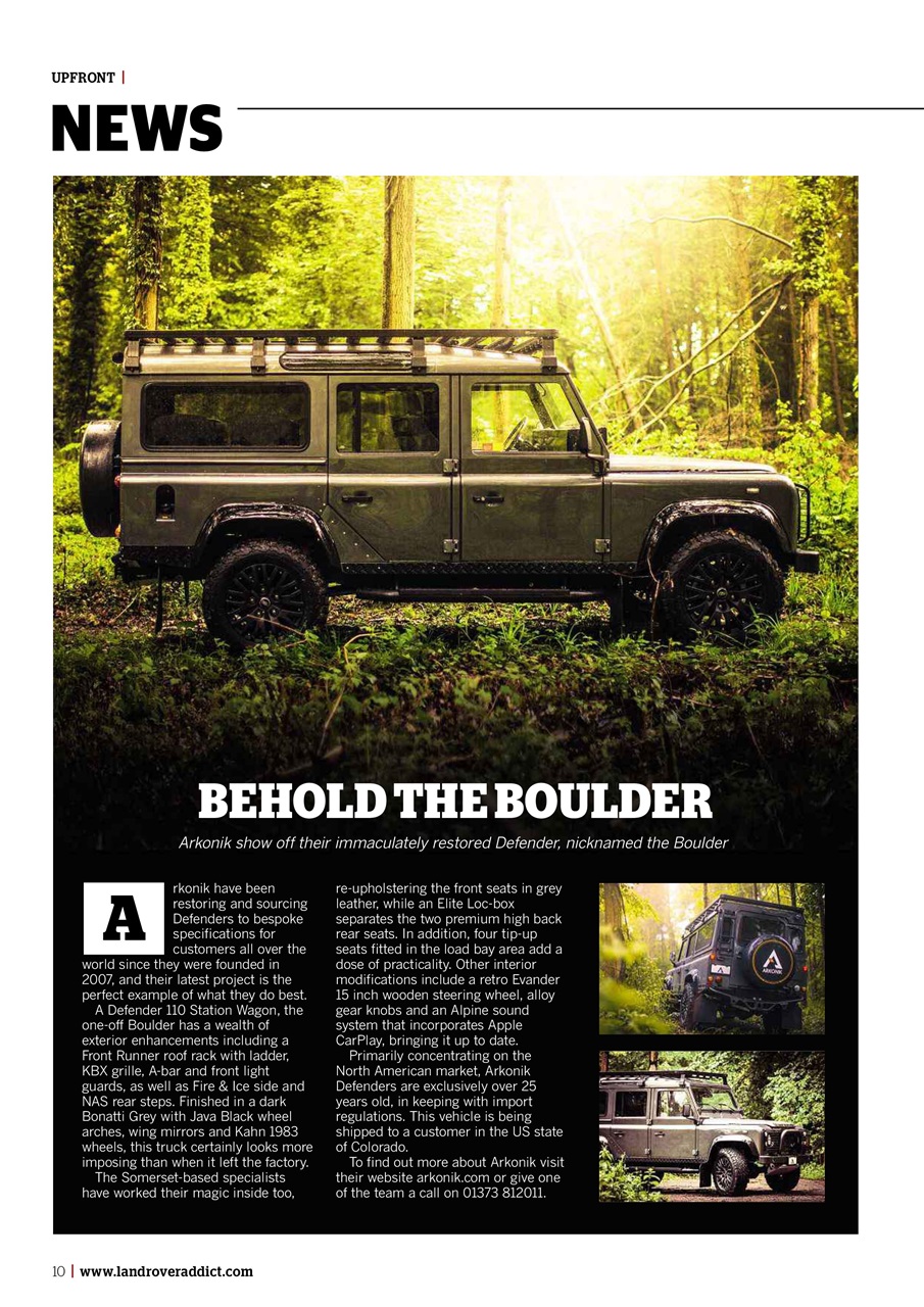 Land Rover Monthly Preview Pages