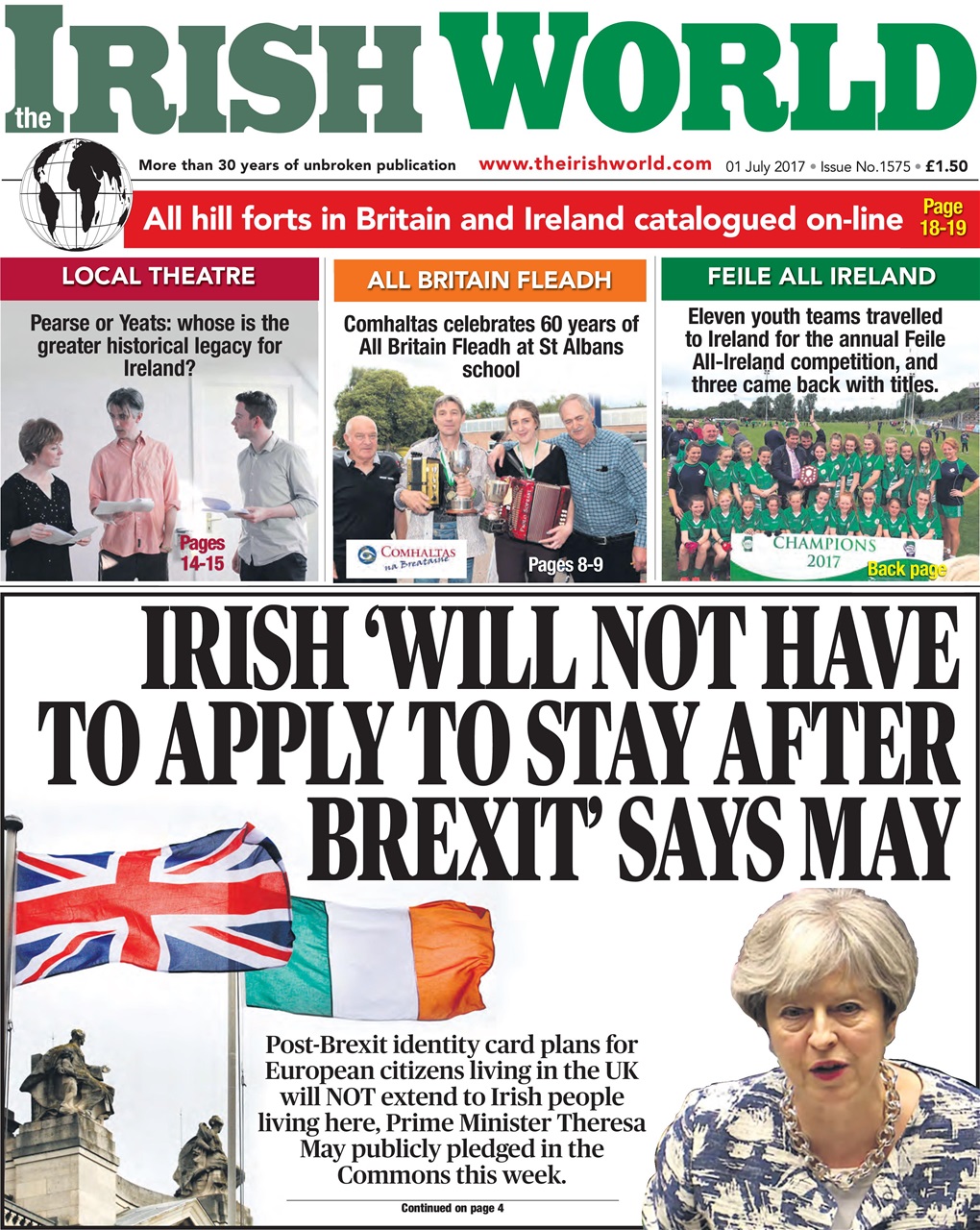 Irish World Preview Pages