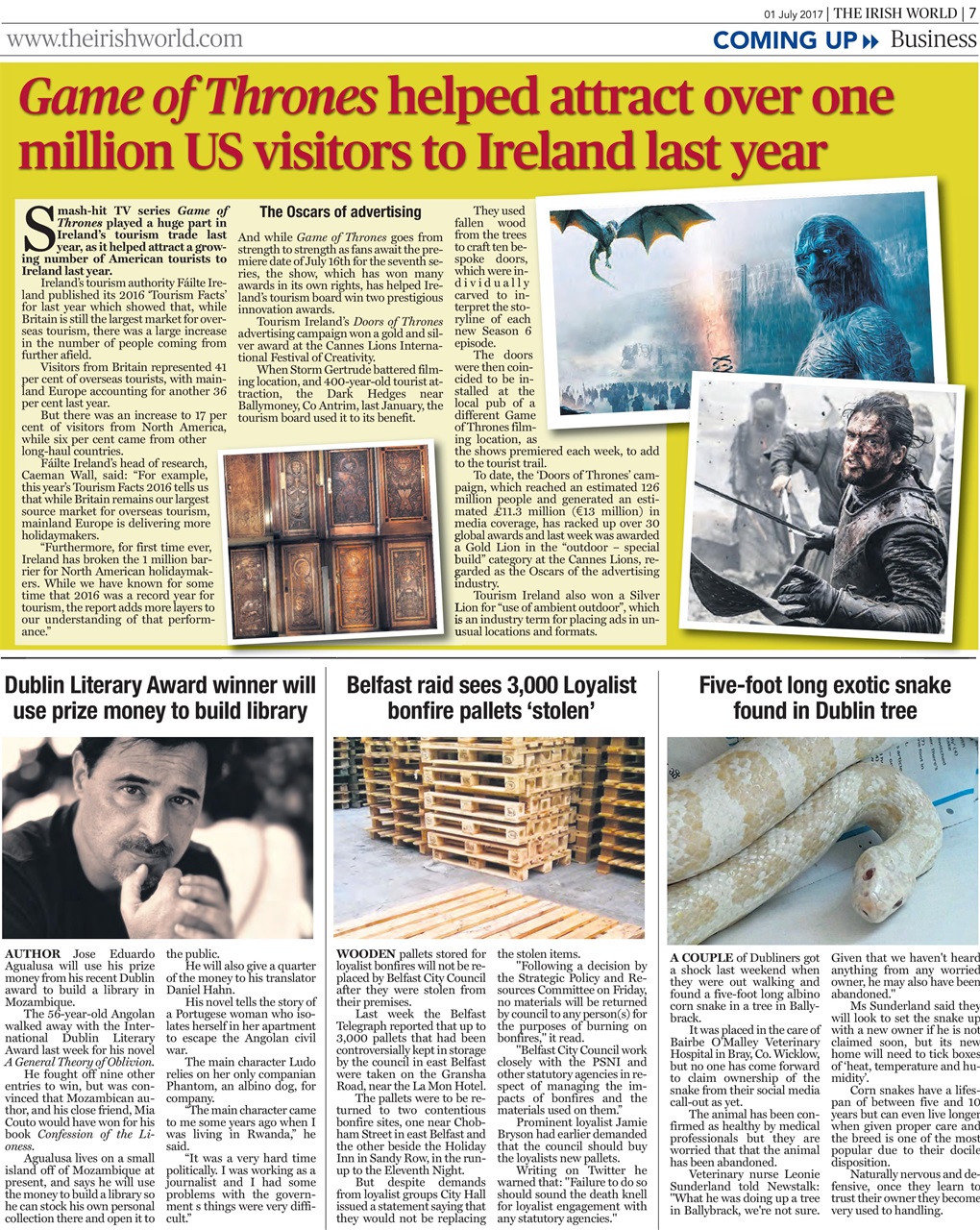 Irish World Preview Pages