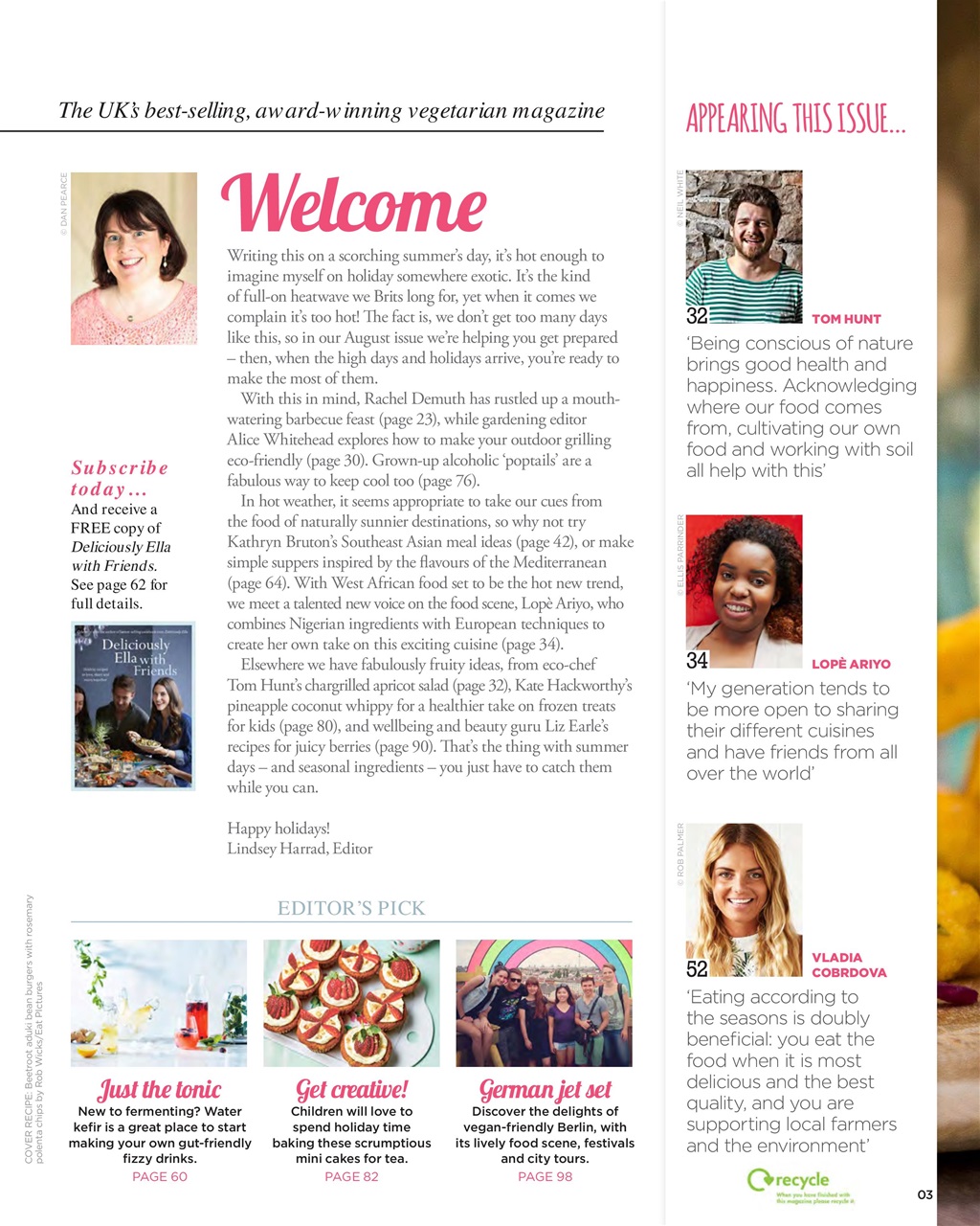 Vegetarian Living Preview Pages