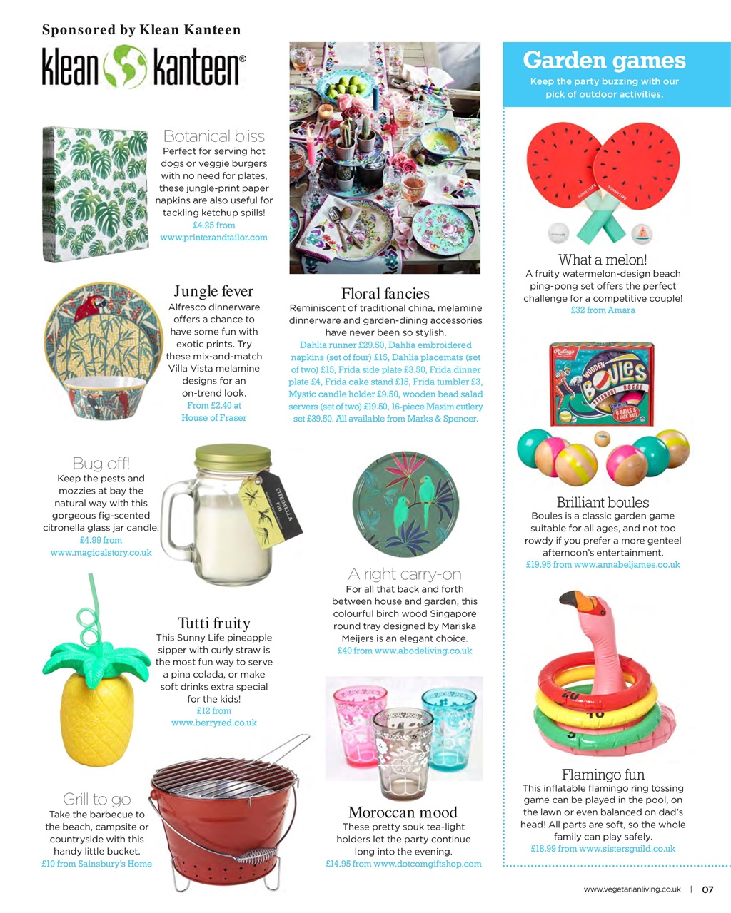 Vegetarian Living Preview Pages