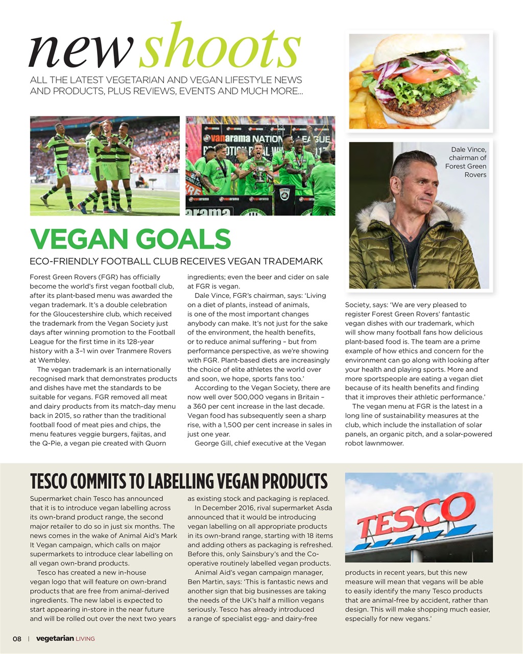 Vegetarian Living Preview Pages