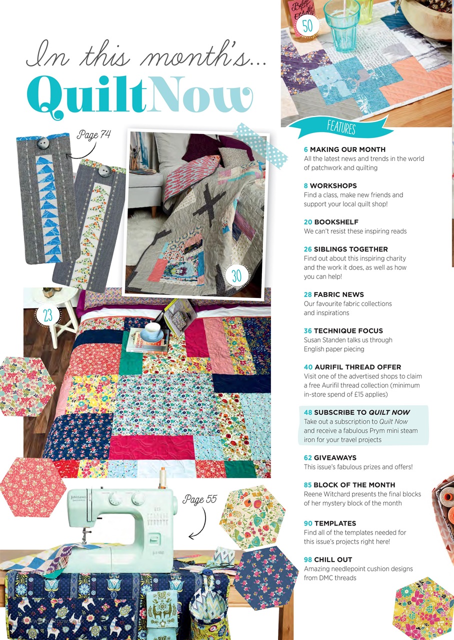 Quilt Now Preview Pages