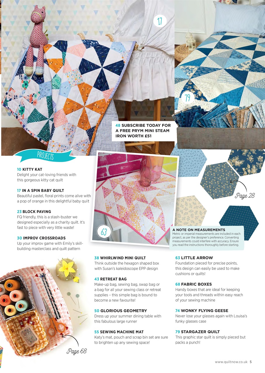 Quilt Now Preview Pages
