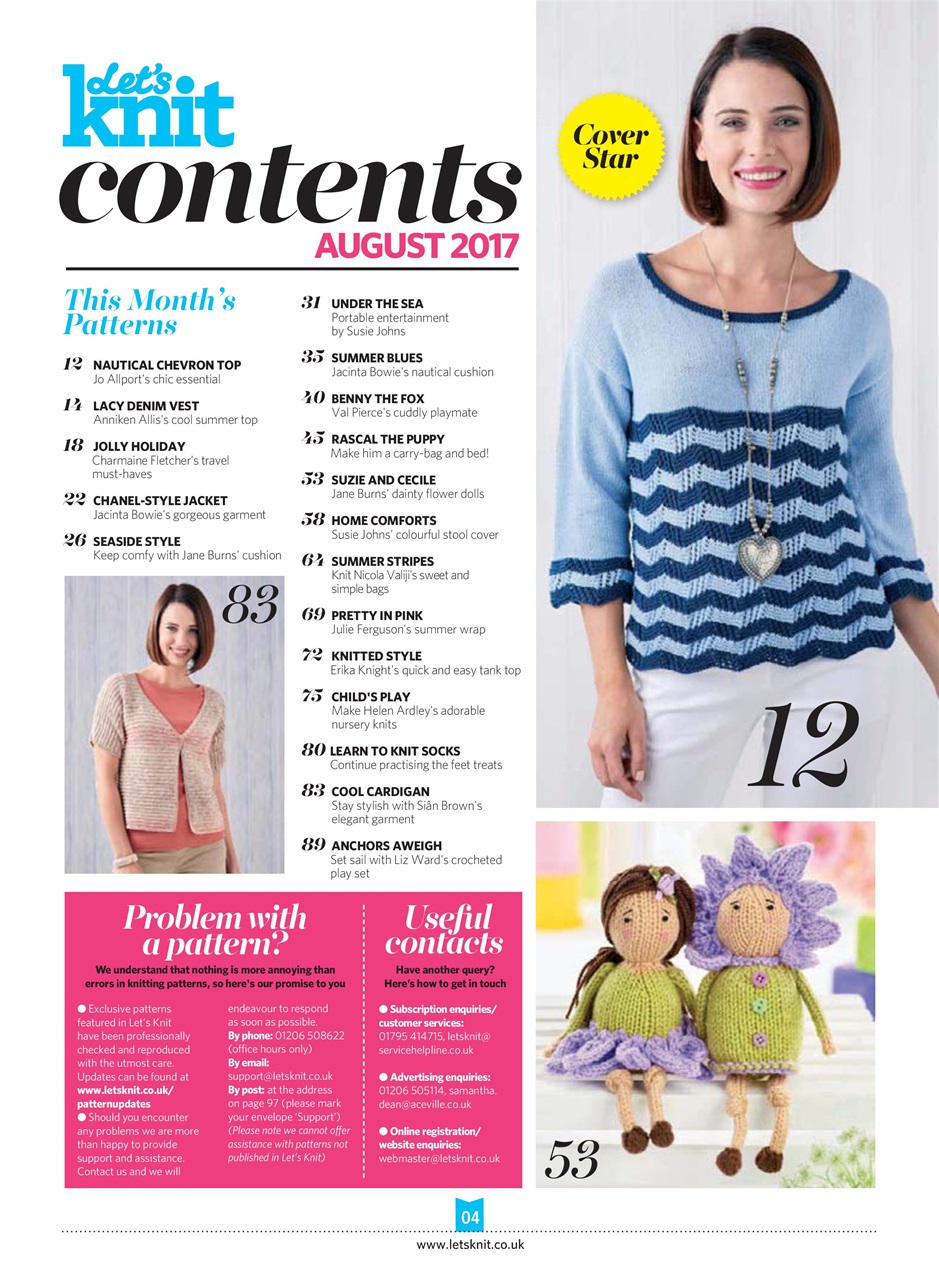 Let's Knit Preview Pages