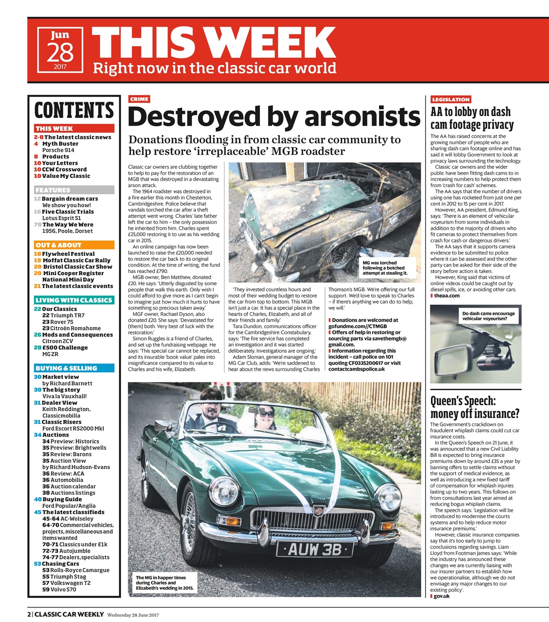 Classic Car Weekly Preview Pages