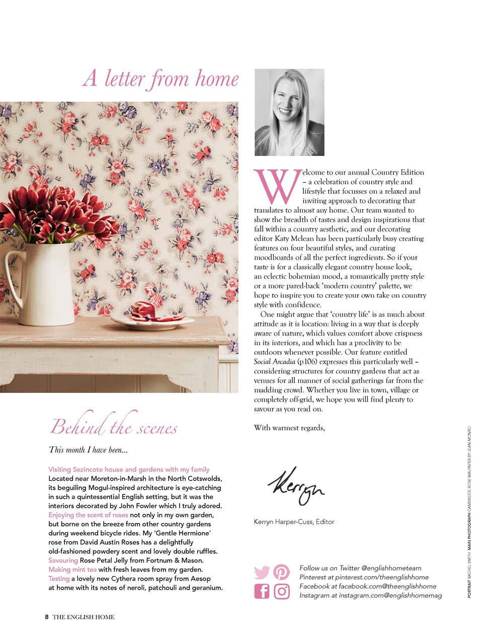 The English Home Preview Pages