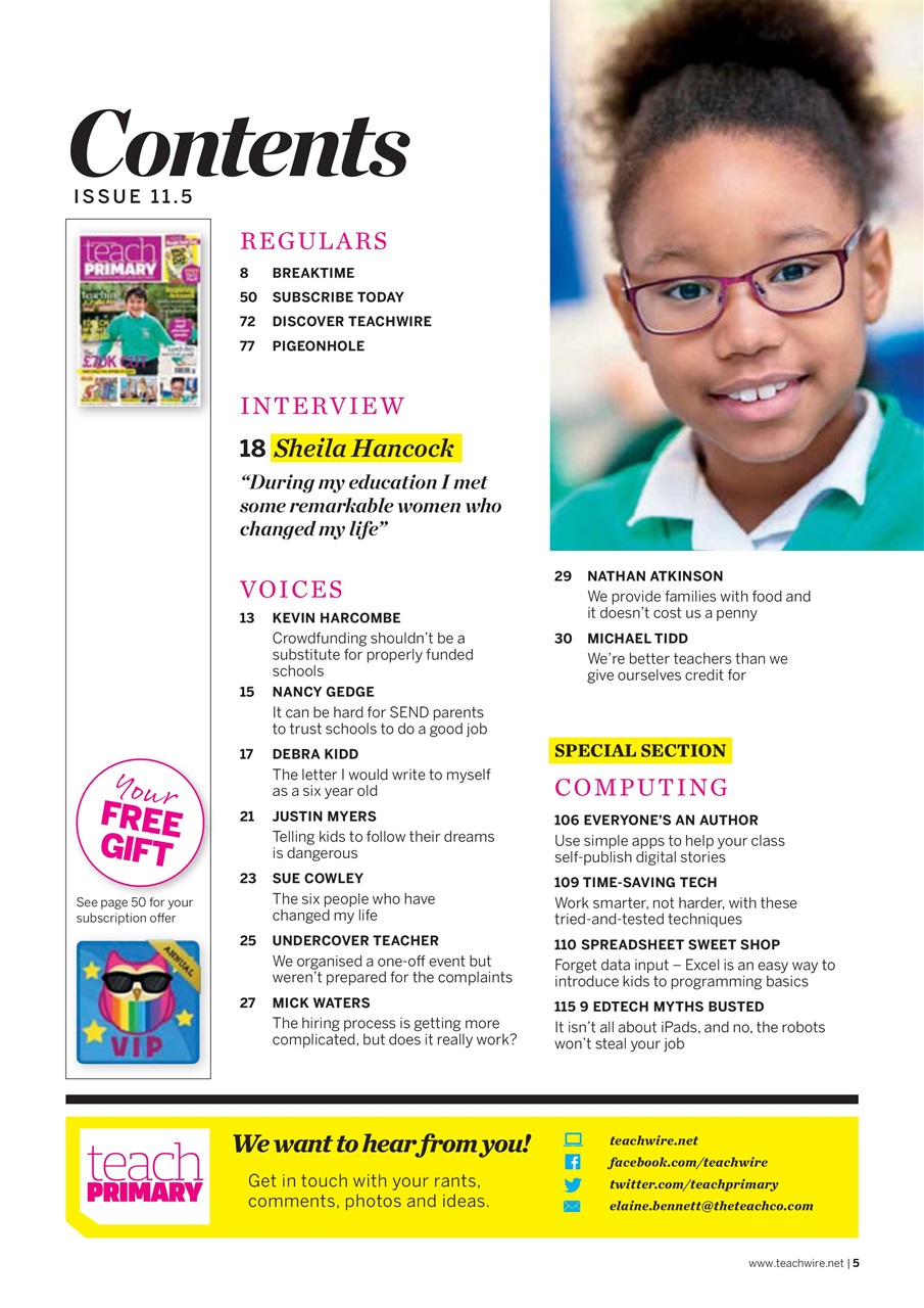 Teach Primary Preview Pages