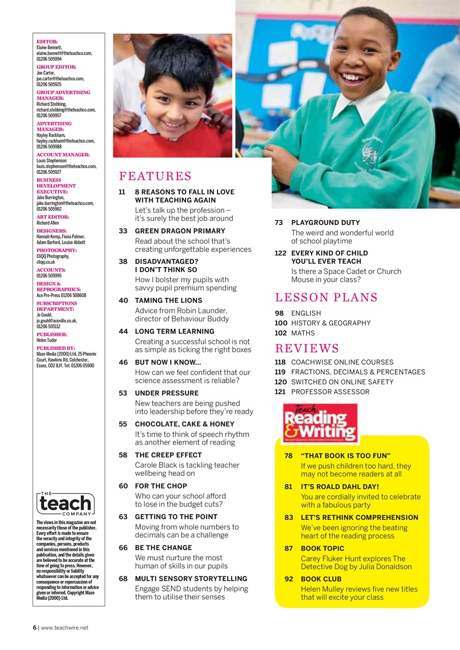 Teach Primary Preview Pages