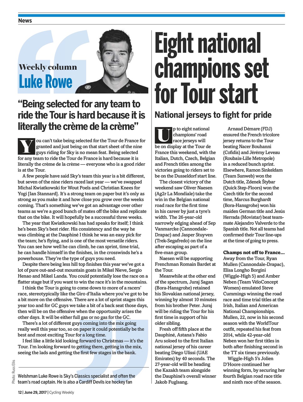 Cycling Weekly Preview Pages