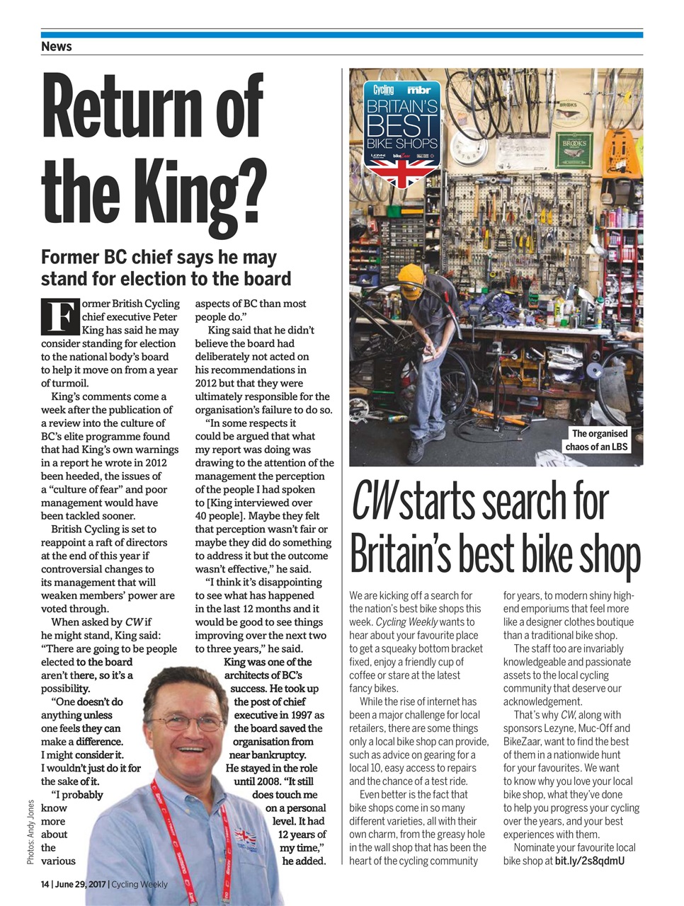 Cycling Weekly Preview Pages