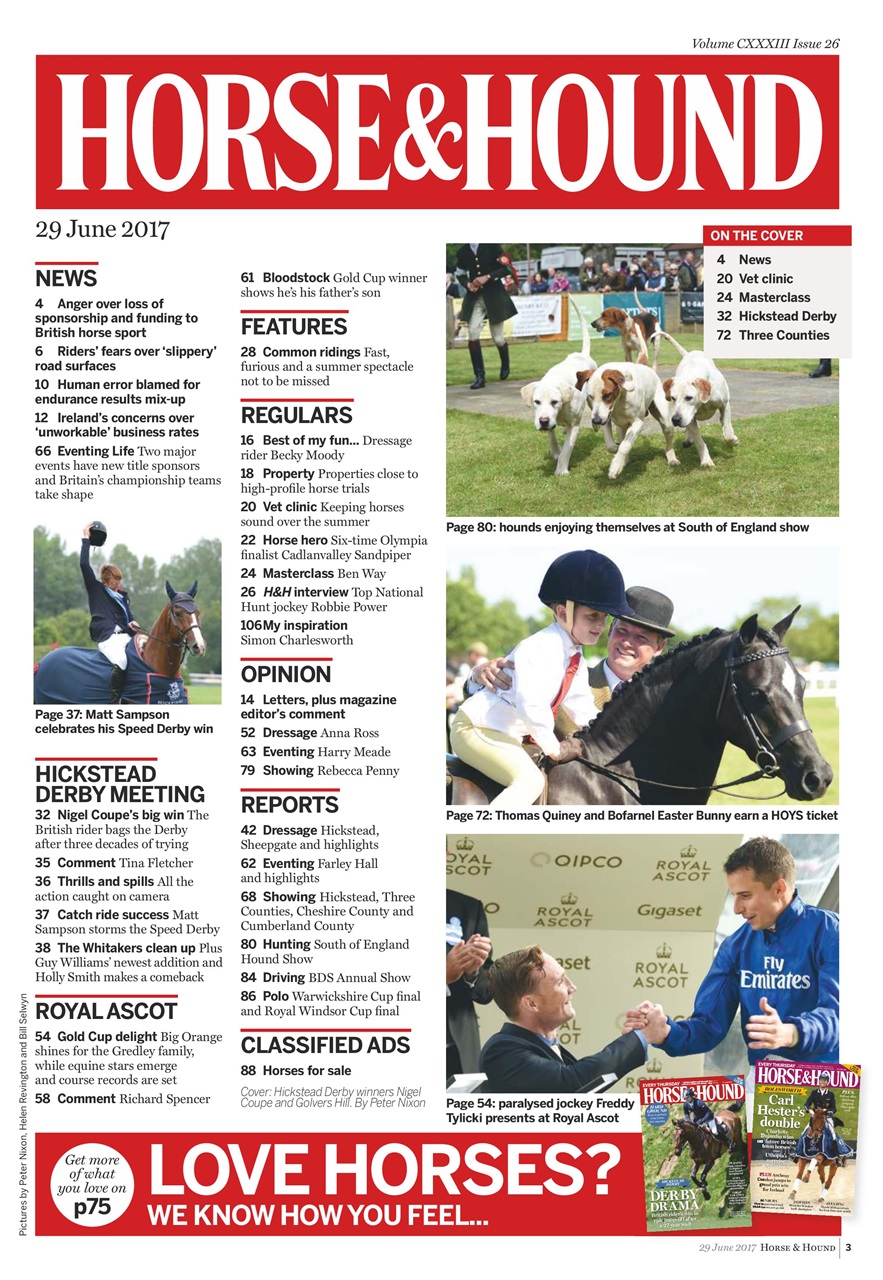 Horse & Hound Preview Pages
