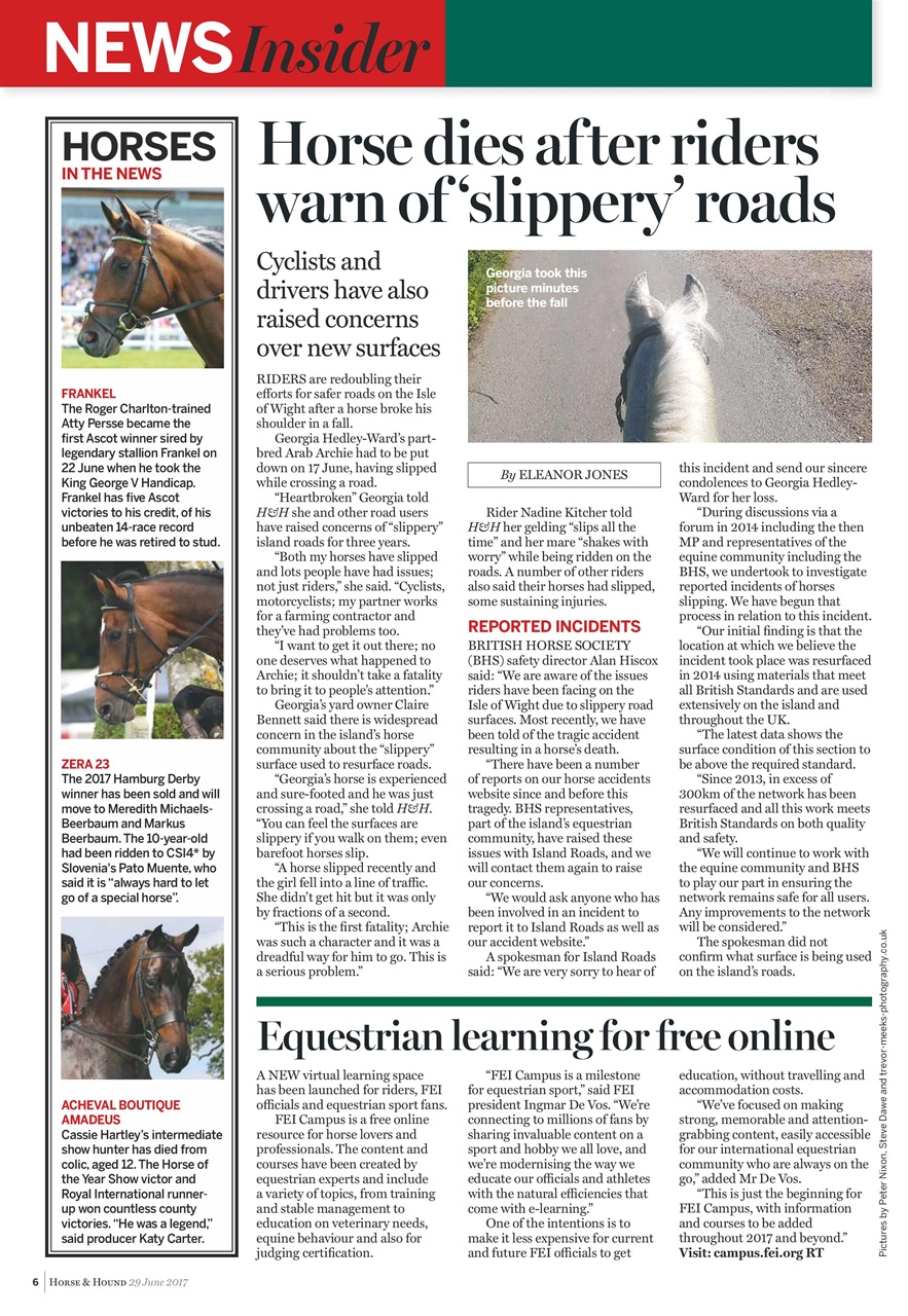 Horse & Hound Preview Pages