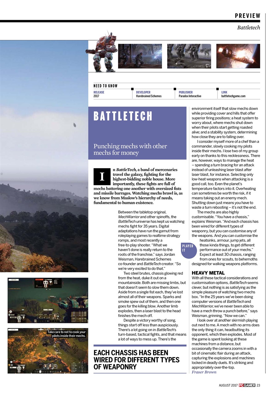 PC Gamer (UK Edition) Preview Pages