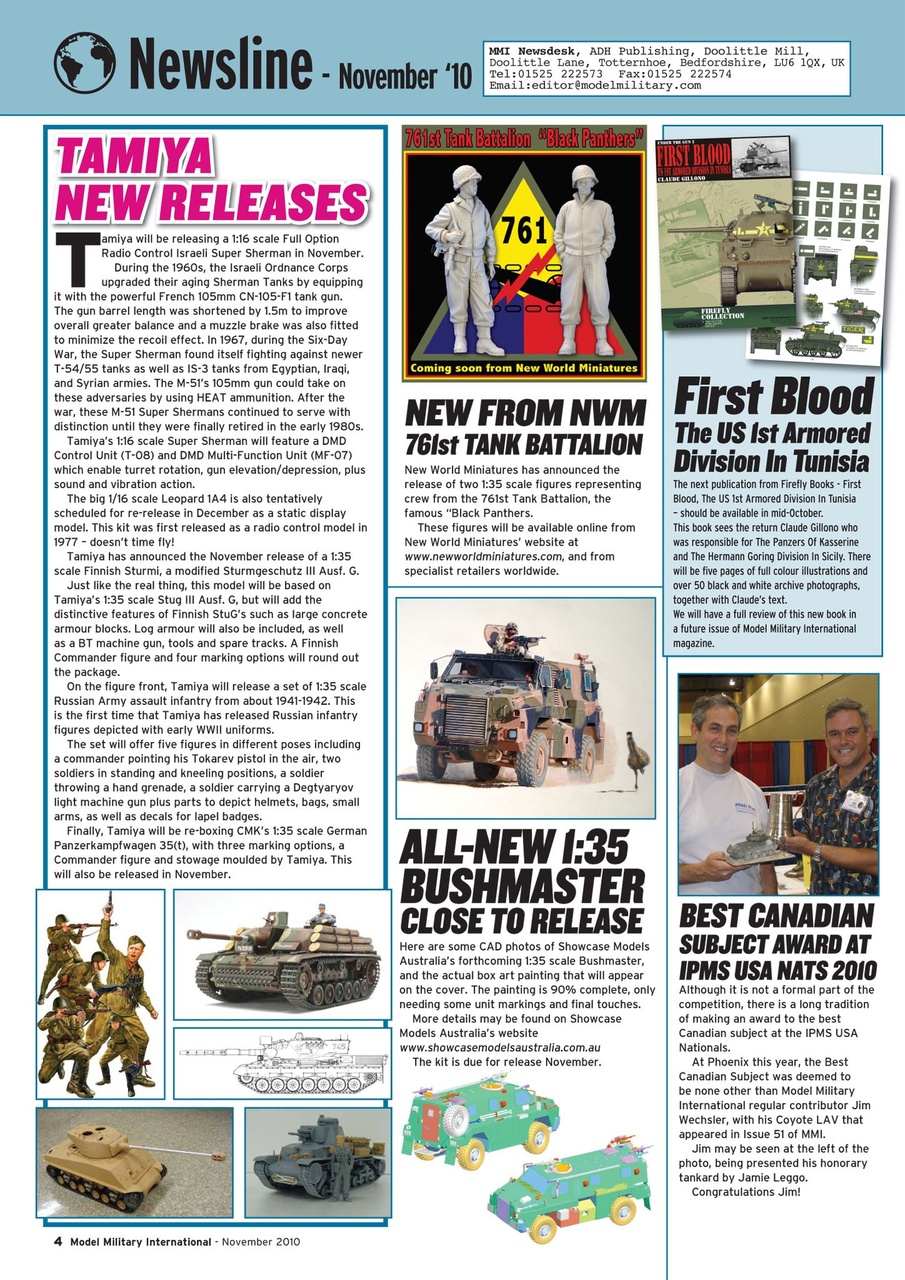 Model Military International Preview Pages