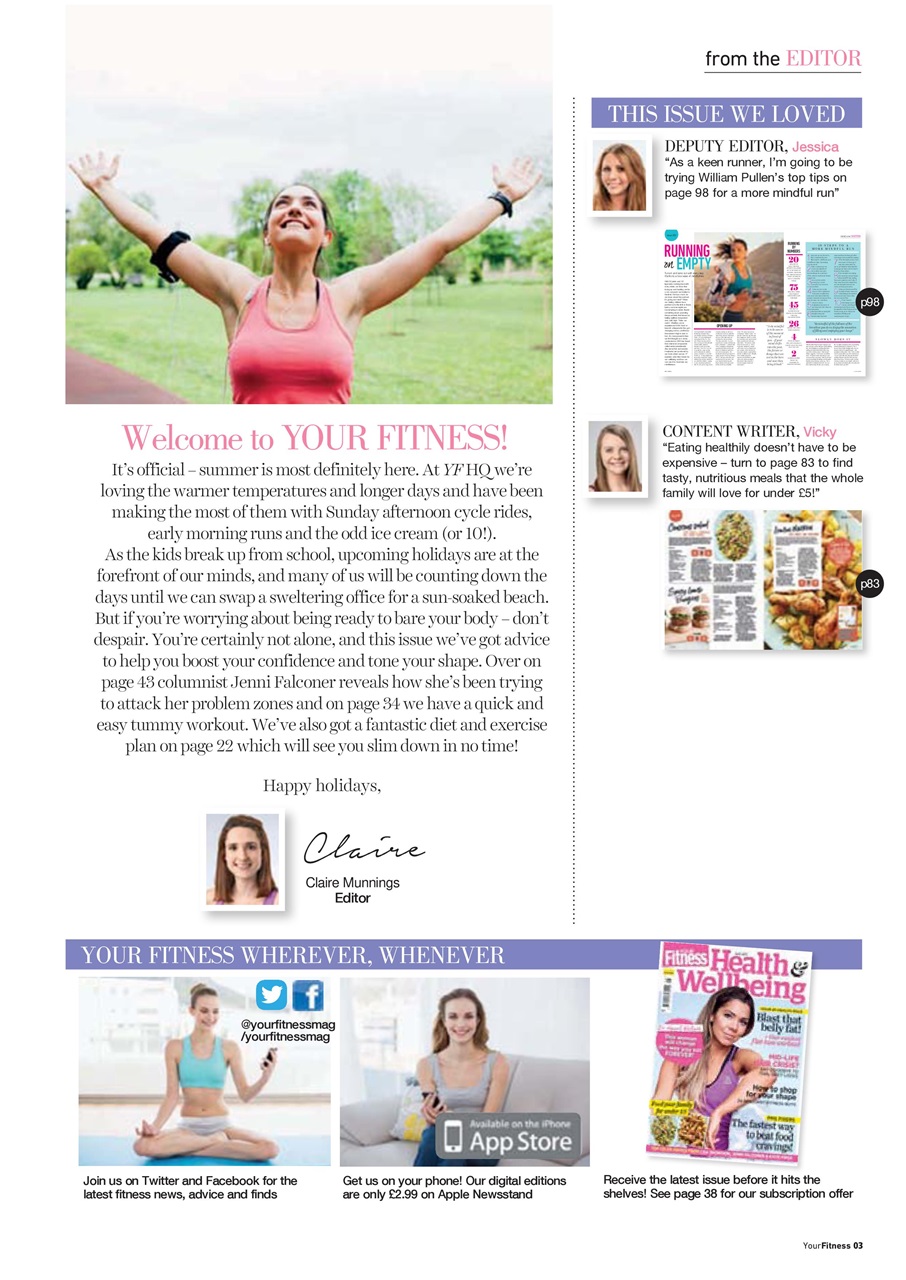 Health & Wellbeing Preview Pages