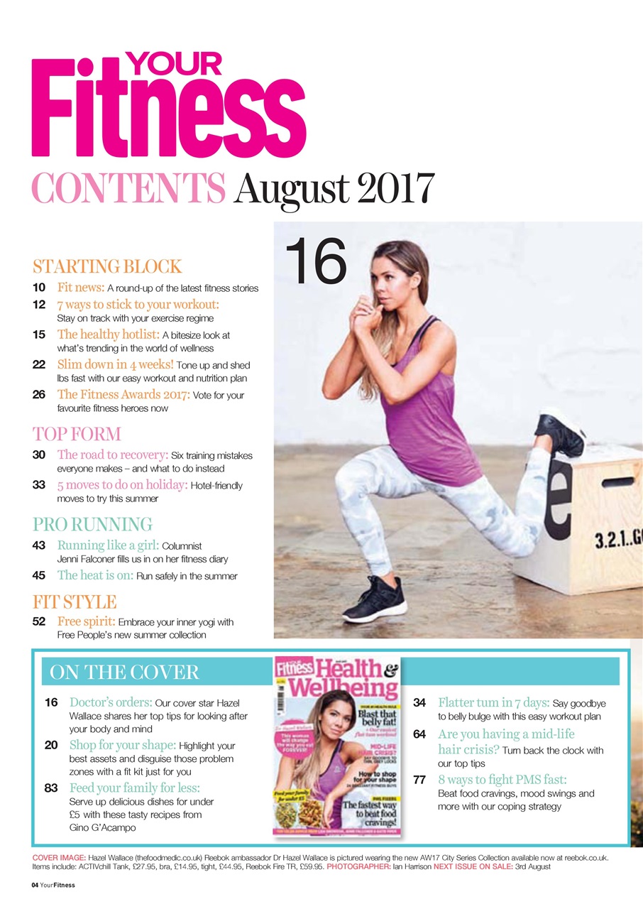 Health & Wellbeing Preview Pages