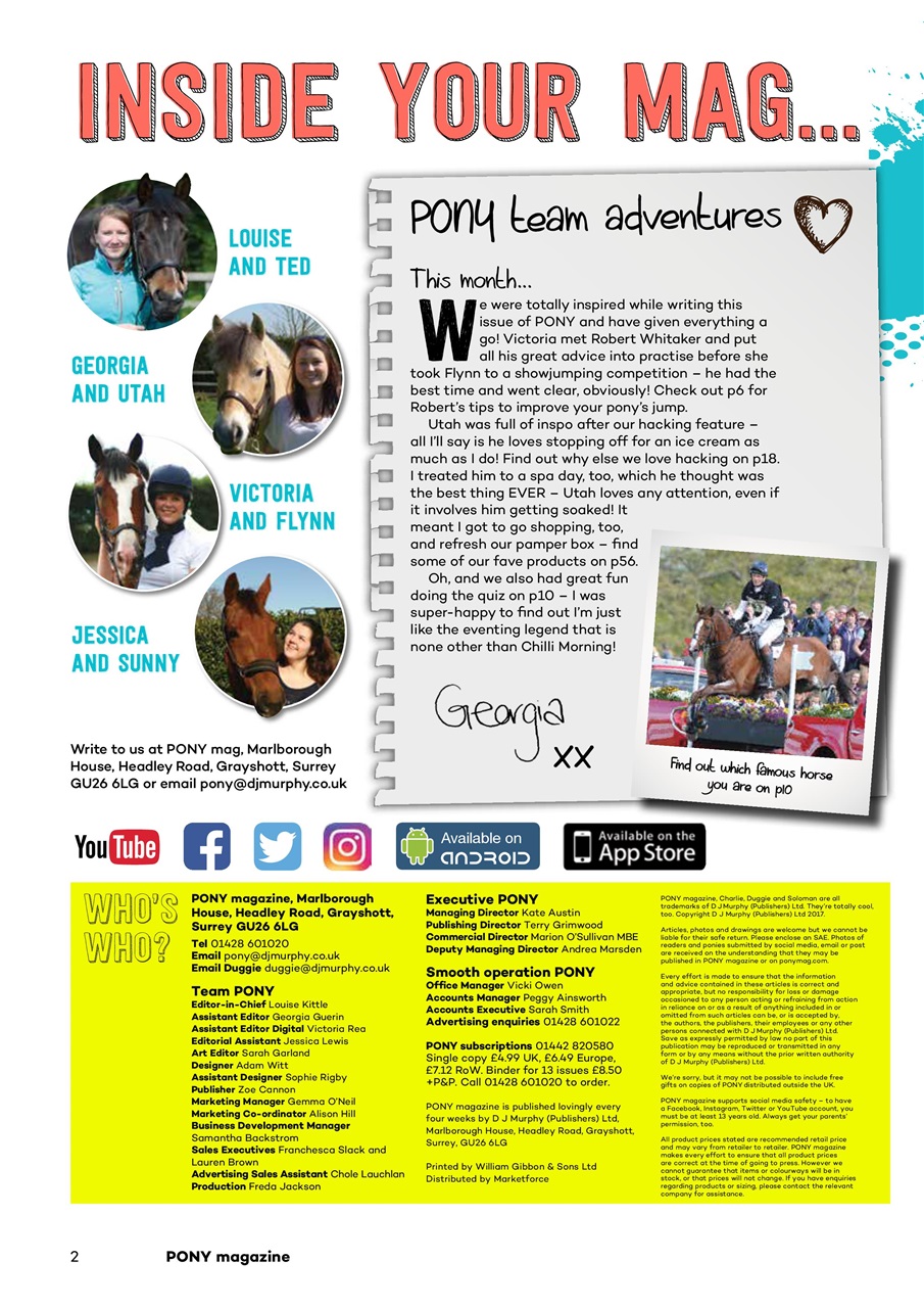 Pony Magazine Preview Pages