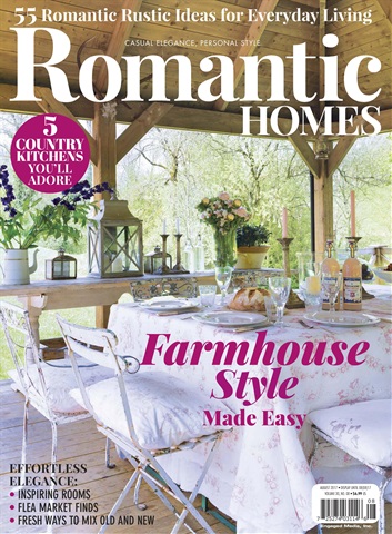 Romantic Homes issue August 2017