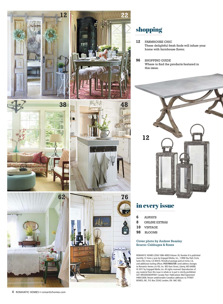 Romantic Homes Preview Pages