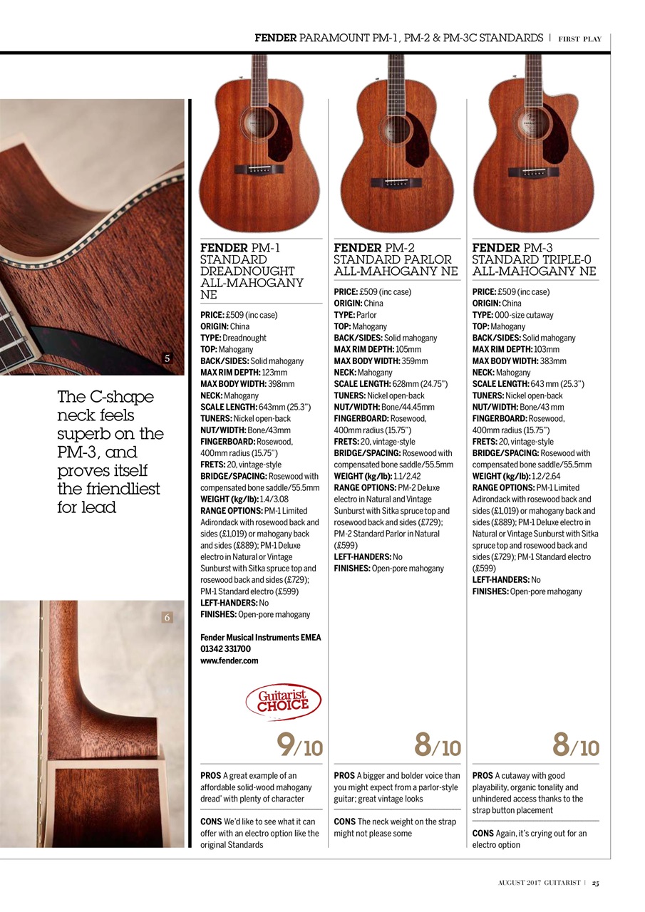 Guitarist Preview Pages