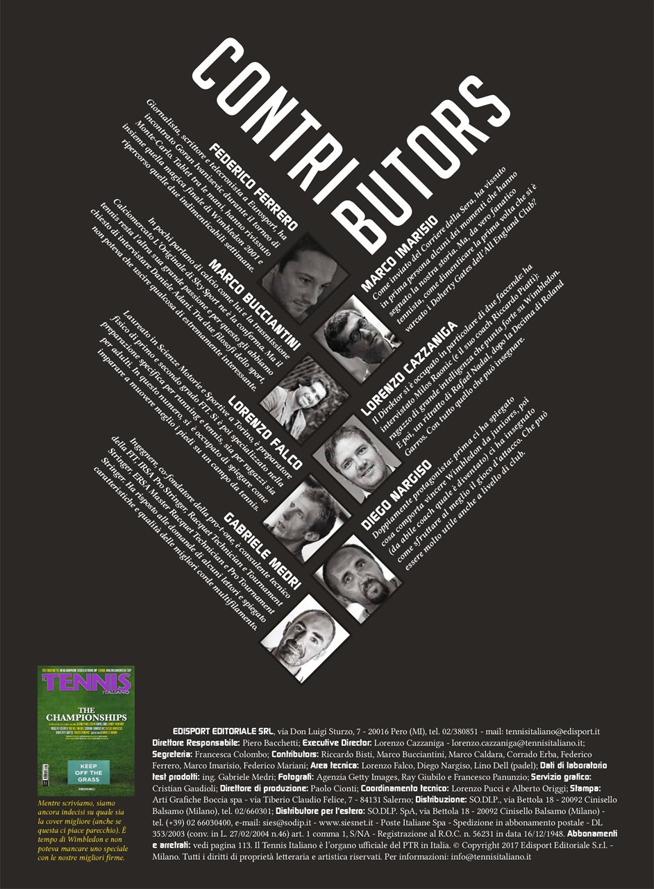 Il Tennis Italiano Preview Pages