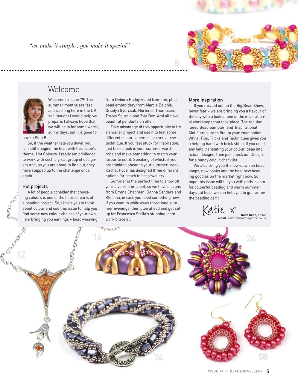 Bead & Jewellery Magazine Preview Pages