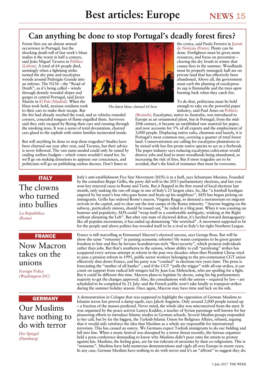 The Week Preview Pages