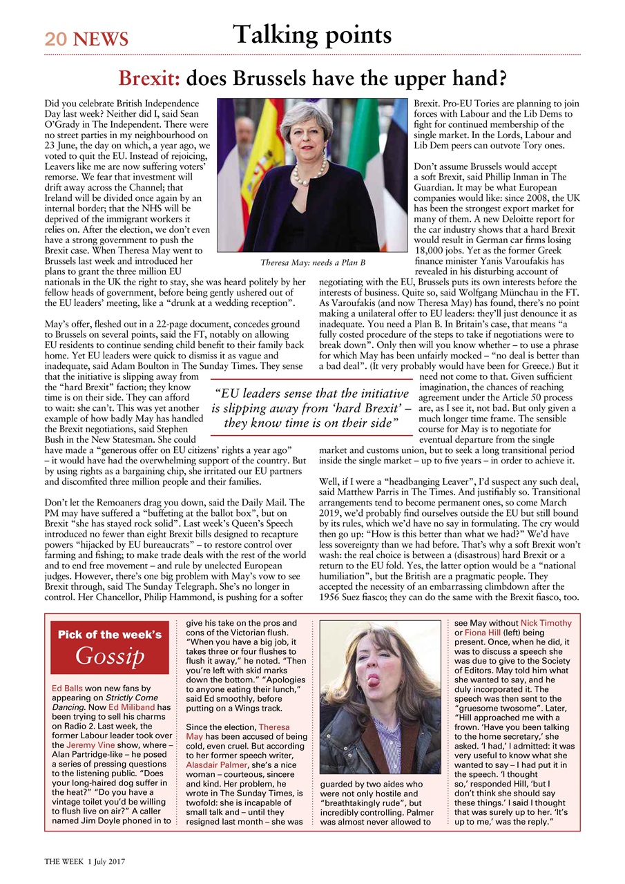 The Week Preview Pages