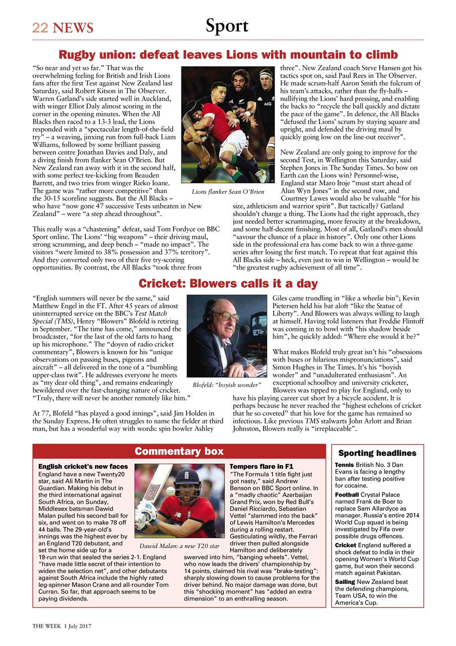 The Week Preview Pages