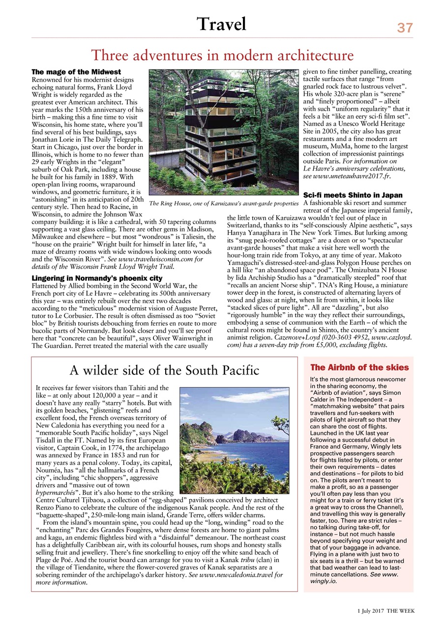 The Week Preview Pages