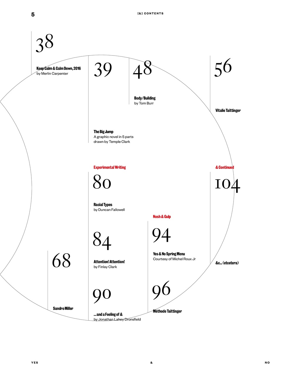 Yes & No Magazine Preview Pages