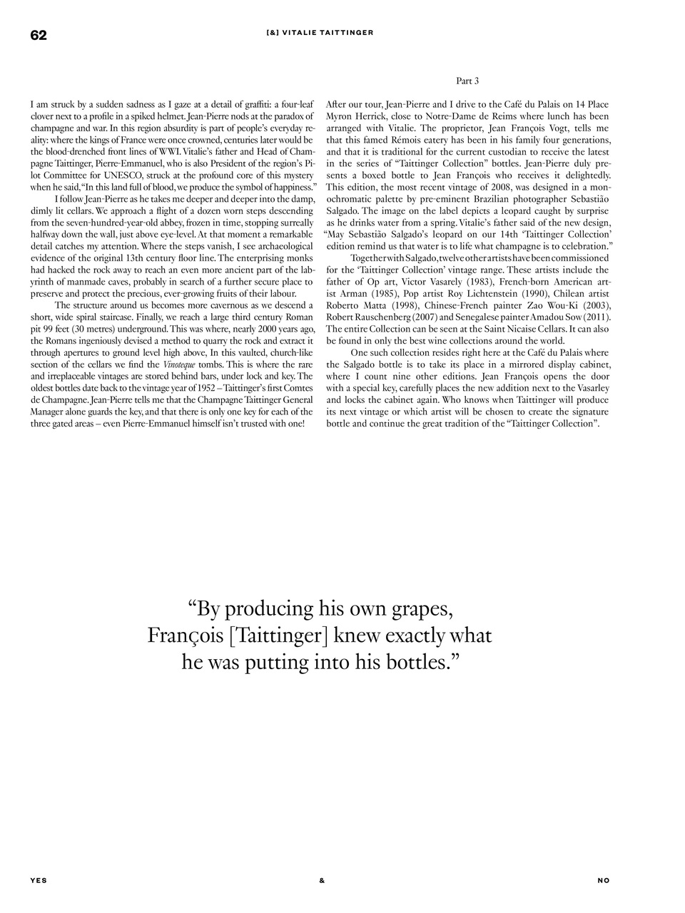 Yes & No Magazine Preview Pages