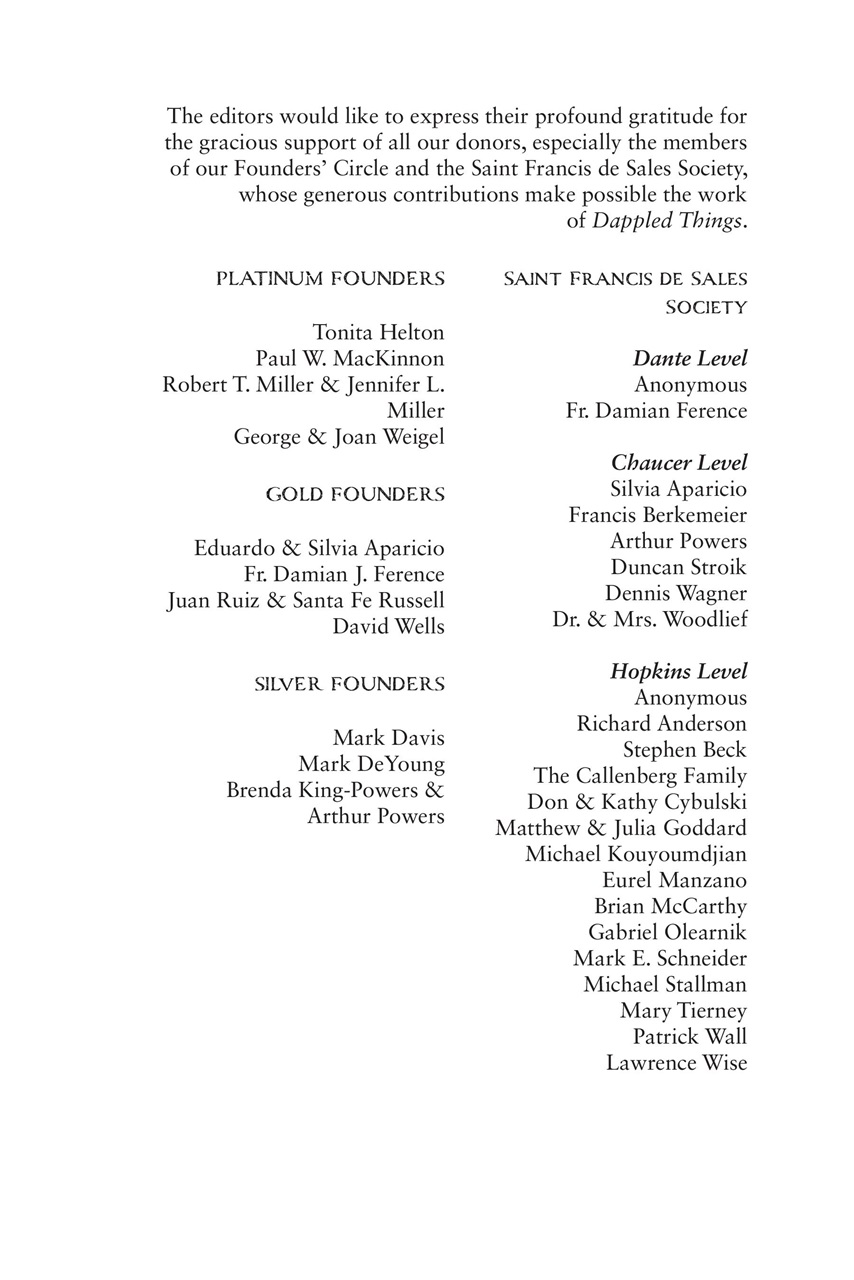 Dappled Things Preview Pages