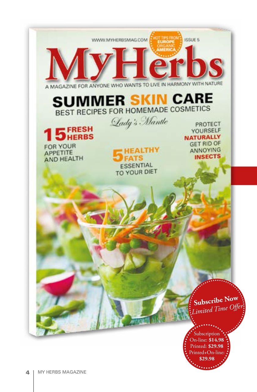 My Herbs Magazine Preview Pages