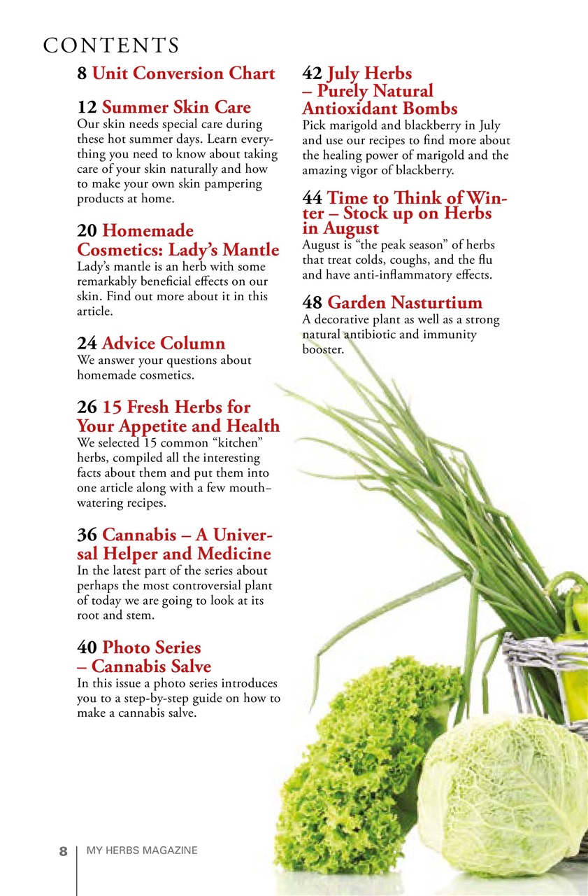 My Herbs Magazine Preview Pages