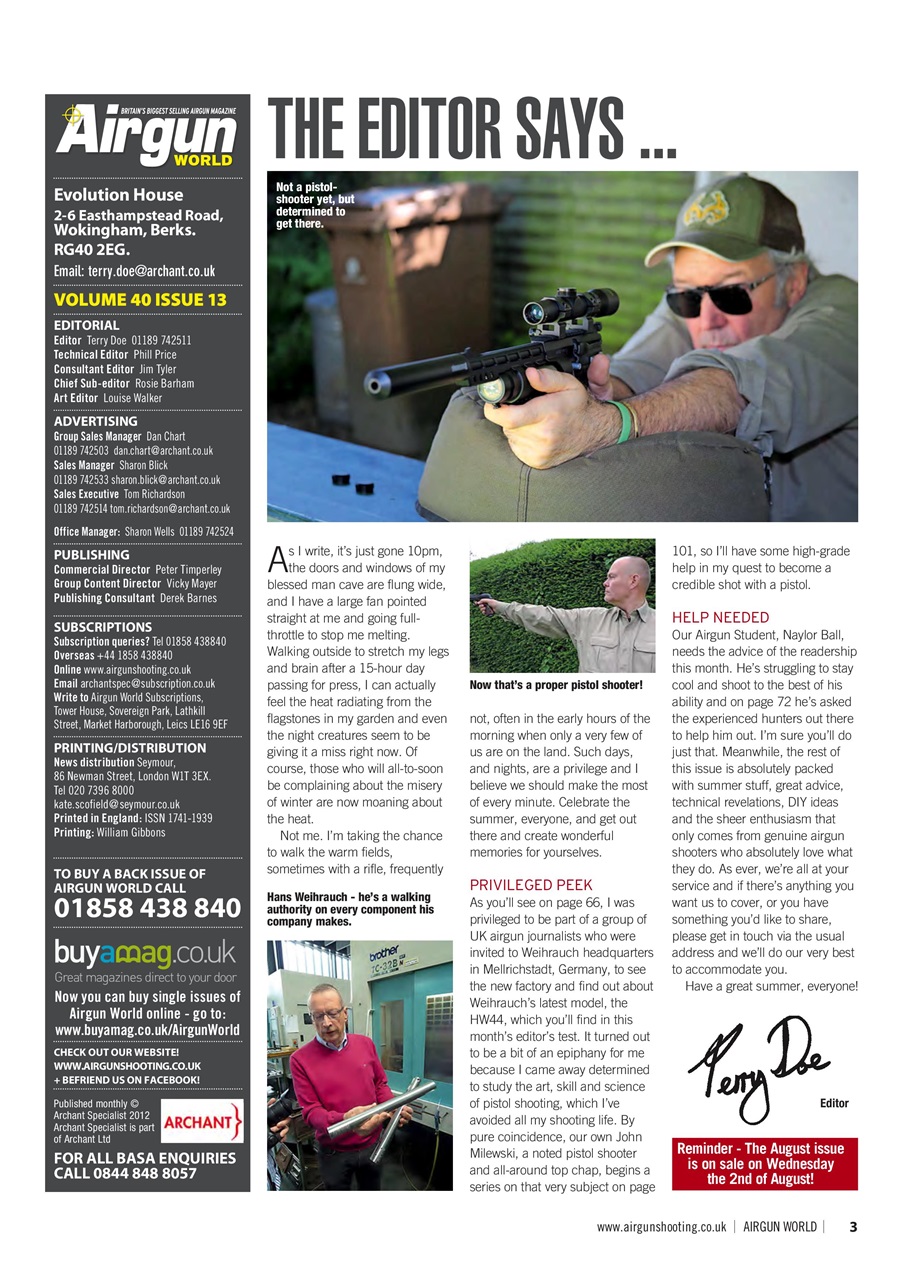 Airgun World Preview Pages
