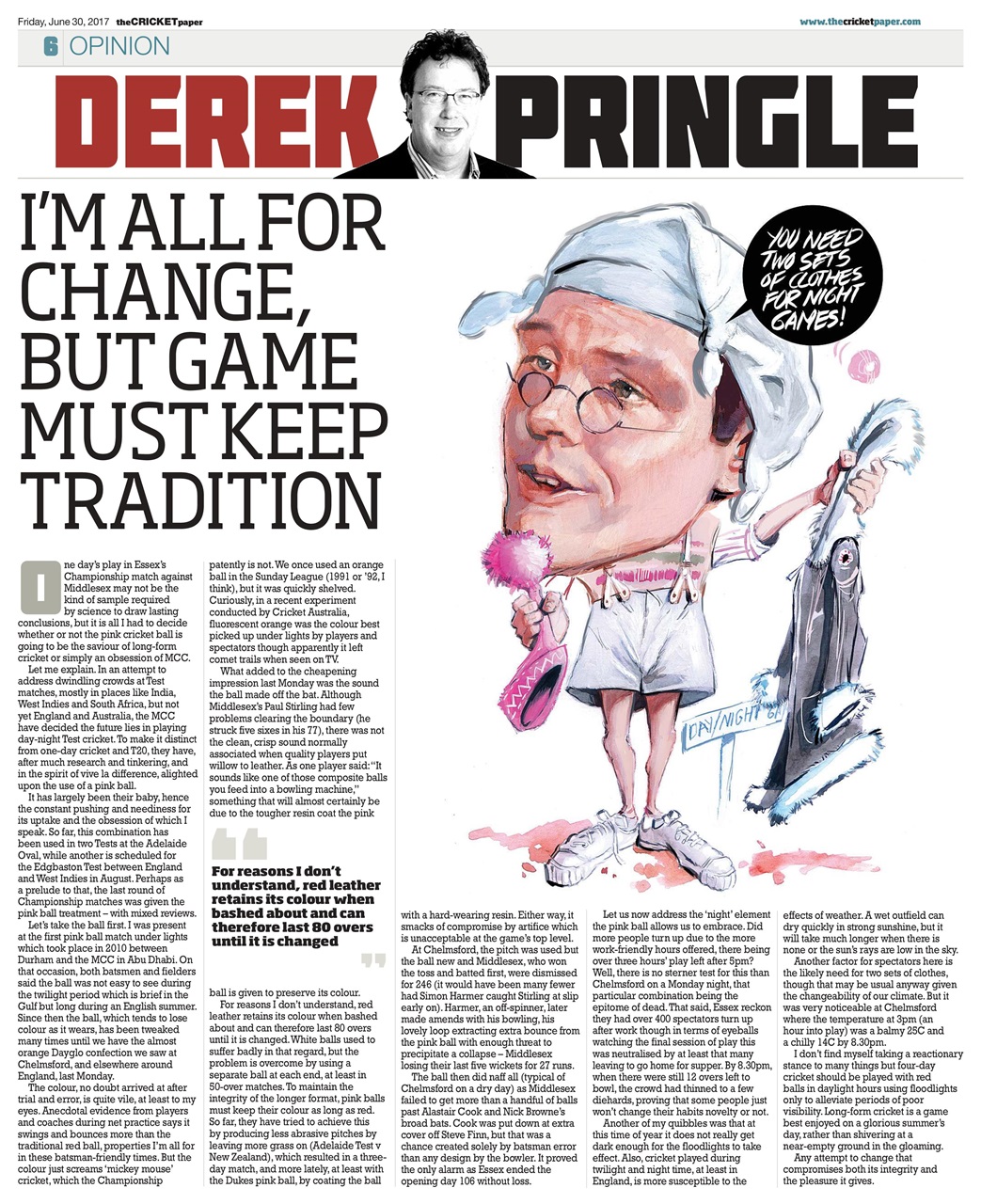 The Cricket Paper Preview Pages