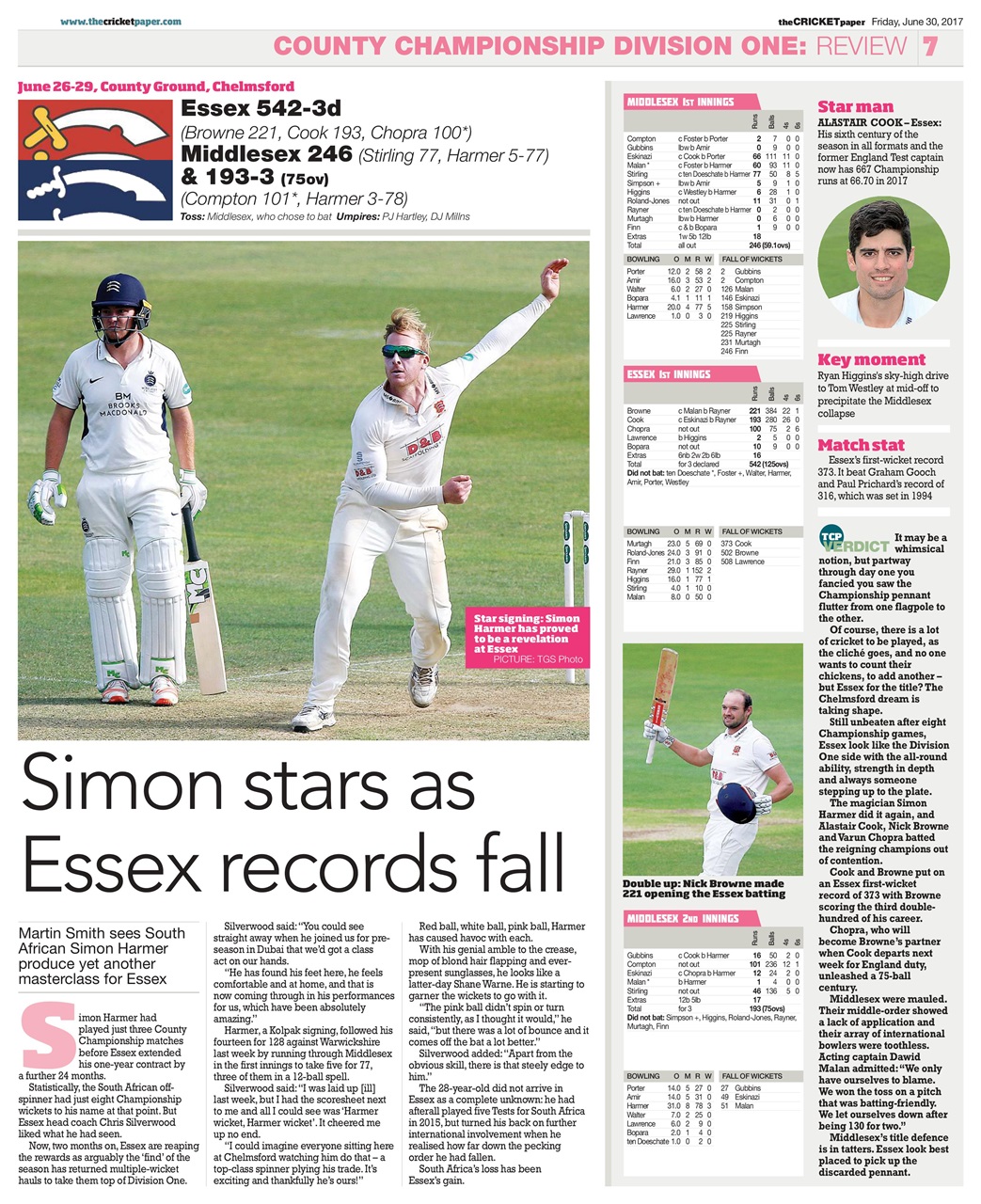 The Cricket Paper Preview Pages