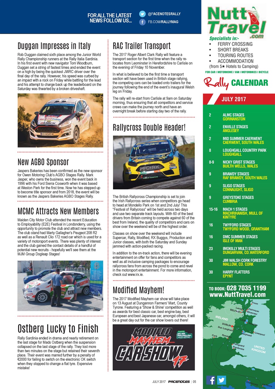 Pacenotes Rally magazine Preview Pages