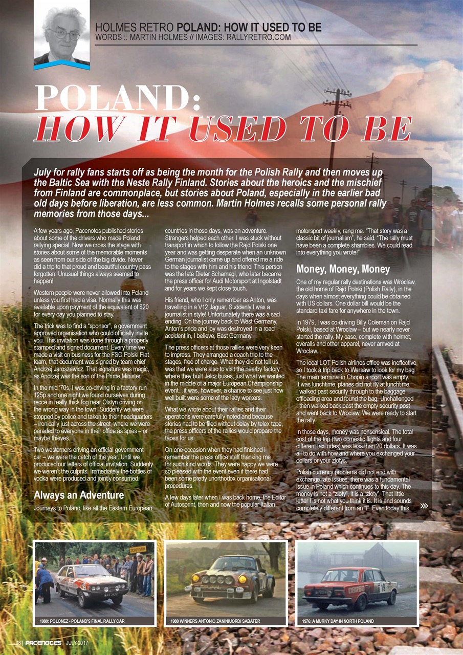 Pacenotes Rally magazine Preview Pages