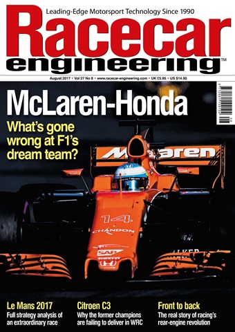 Racecar Engineering issue August 2017