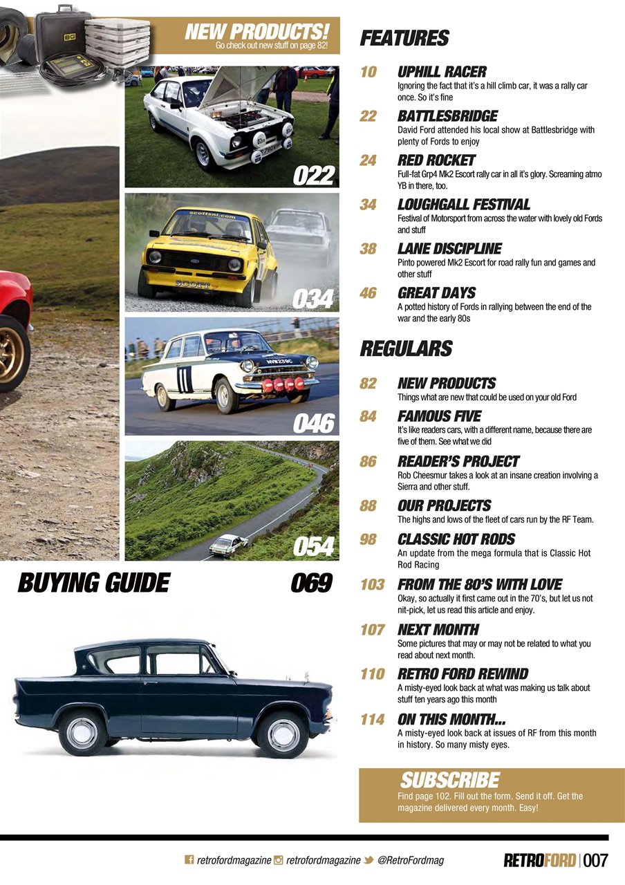 Retro Ford Preview Pages