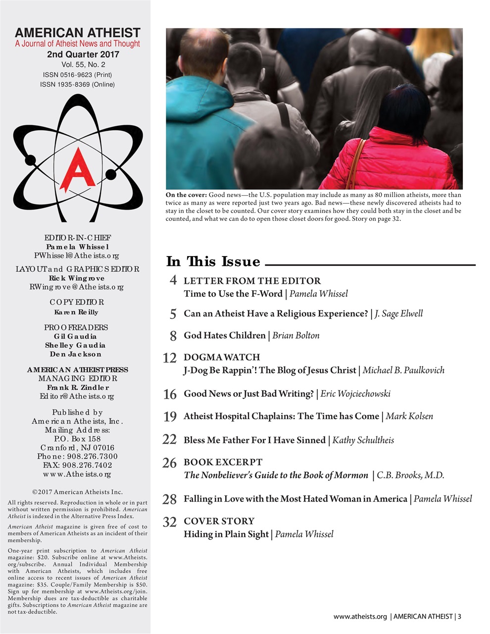 American Atheist Preview Pages