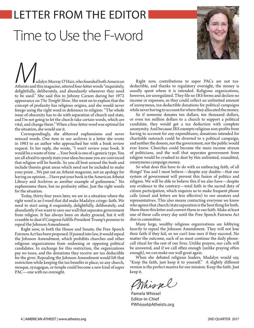 American Atheist Preview Pages