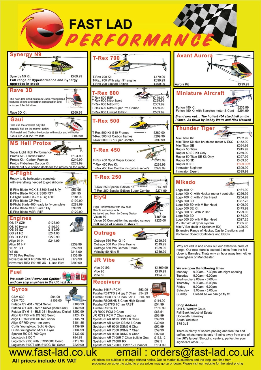 Radio Control Rotor World Preview Pages